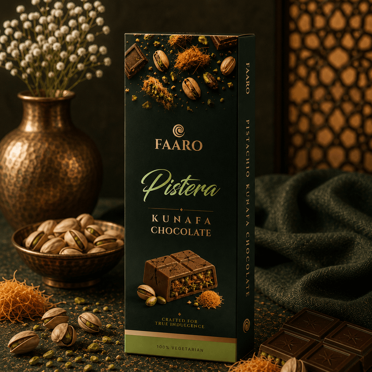 Pistachio Kunafa Milk Chocolate