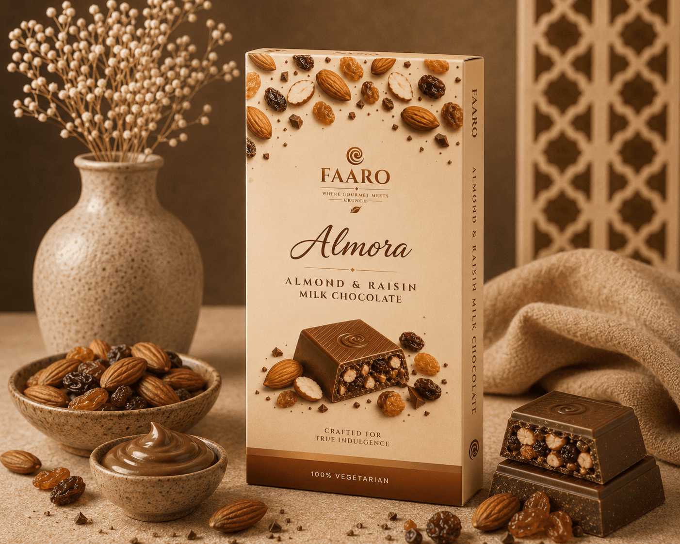 Roasted Almond & Raisin Milk Chocolate