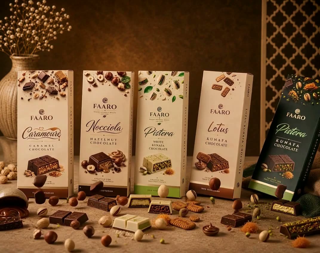 Cartons of Faaro snacks ready for dispatch